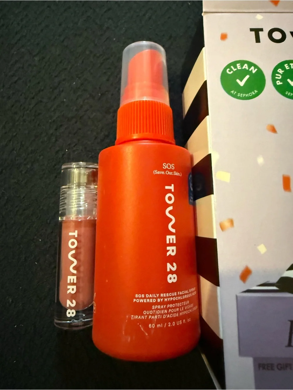 Tower 28 SOS Facial Spray & Lip Gloss Duo